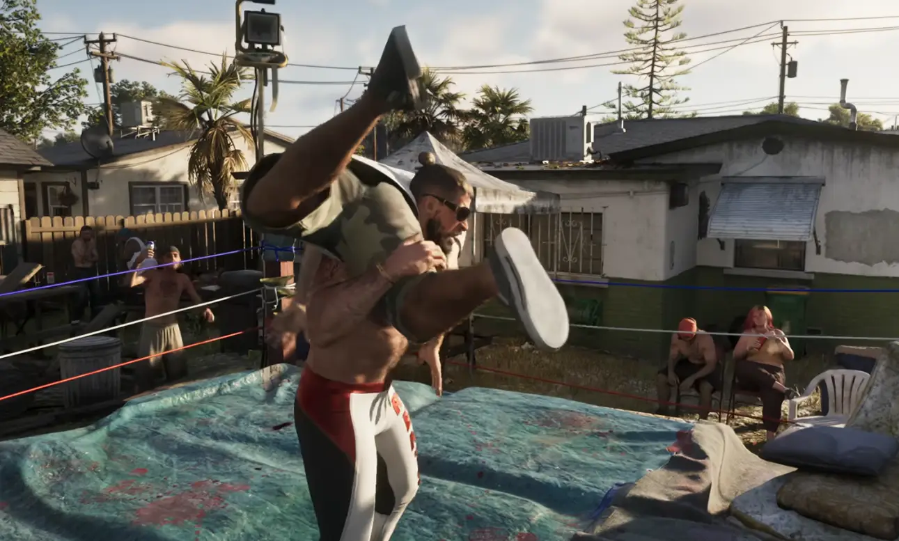 Backyard wrestling (Rockstar)