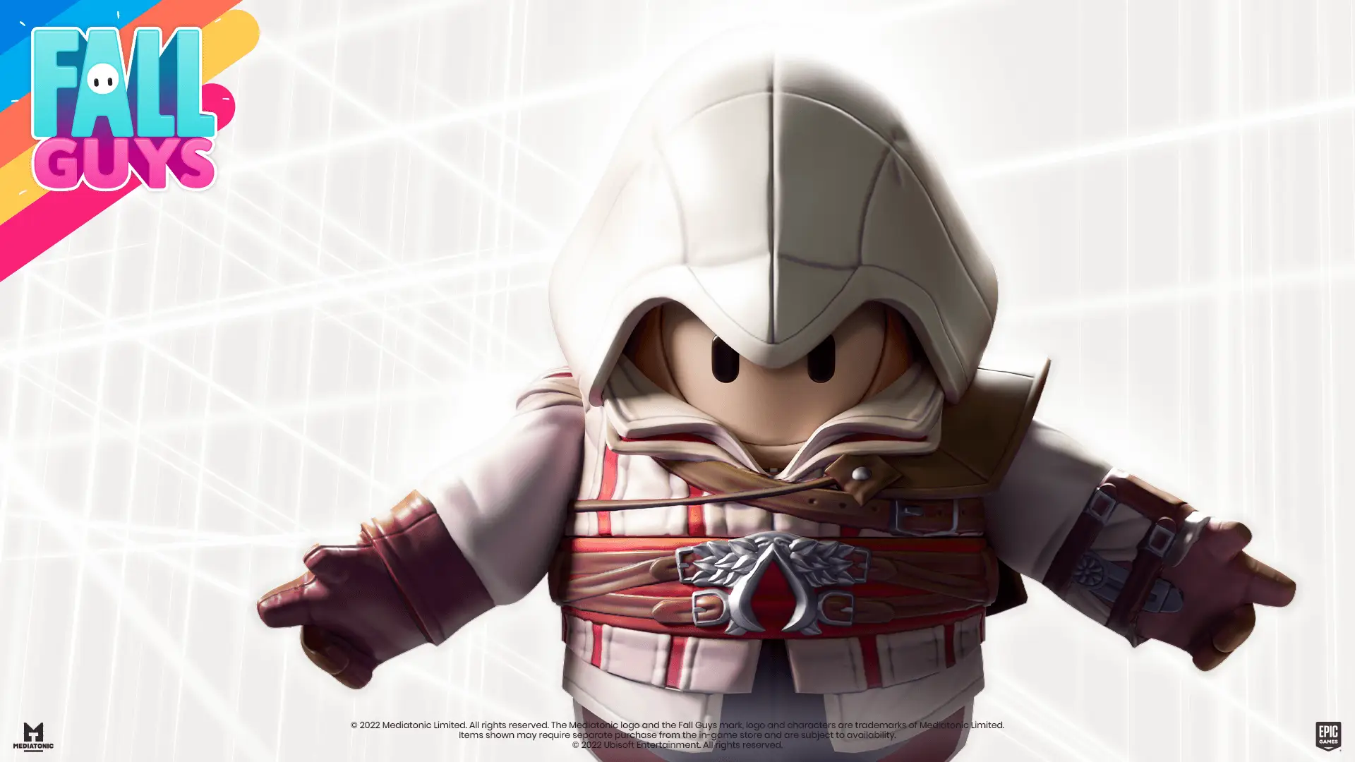 Assassin's Creed x Fall Guys, Credit / Ubisoft, Epic Games