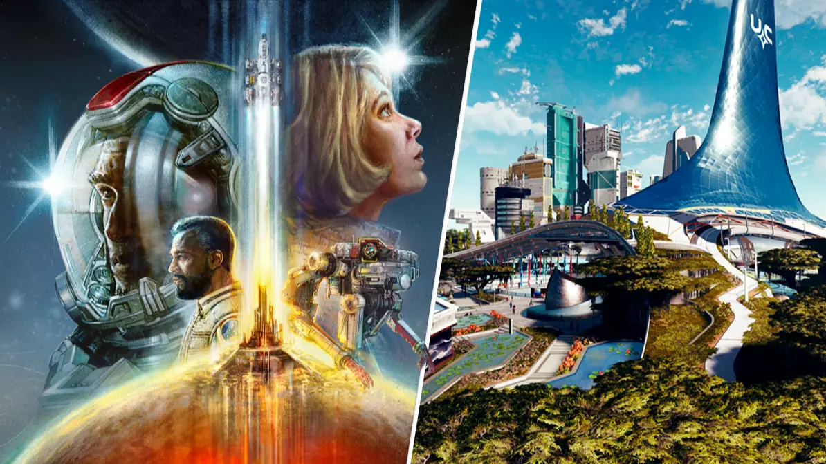 Starfield's New Atlantis is the biggest city Bethesda has ever made