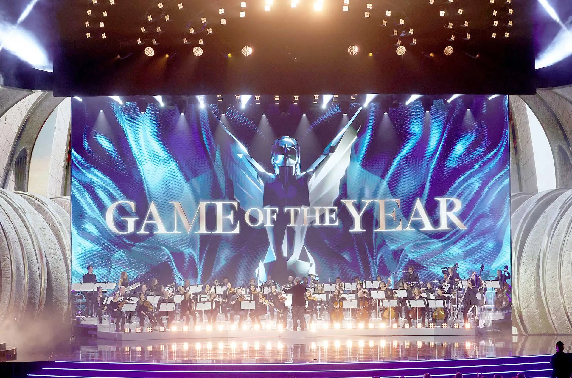 The Game Awards 2025 stage,