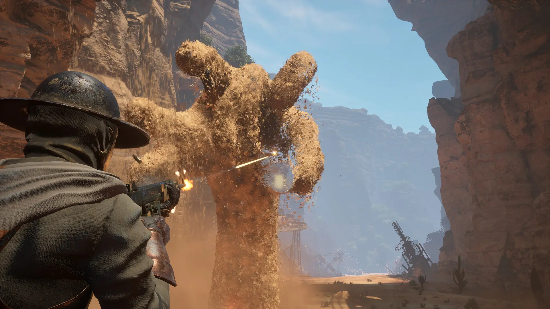 Canyons official image featuring Spider-Man's foe Sandman, HypeTrain Digital