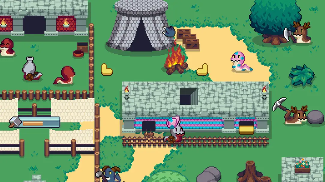 Steam free download is a gorgeous blend of Pokémon and Stardew Valley