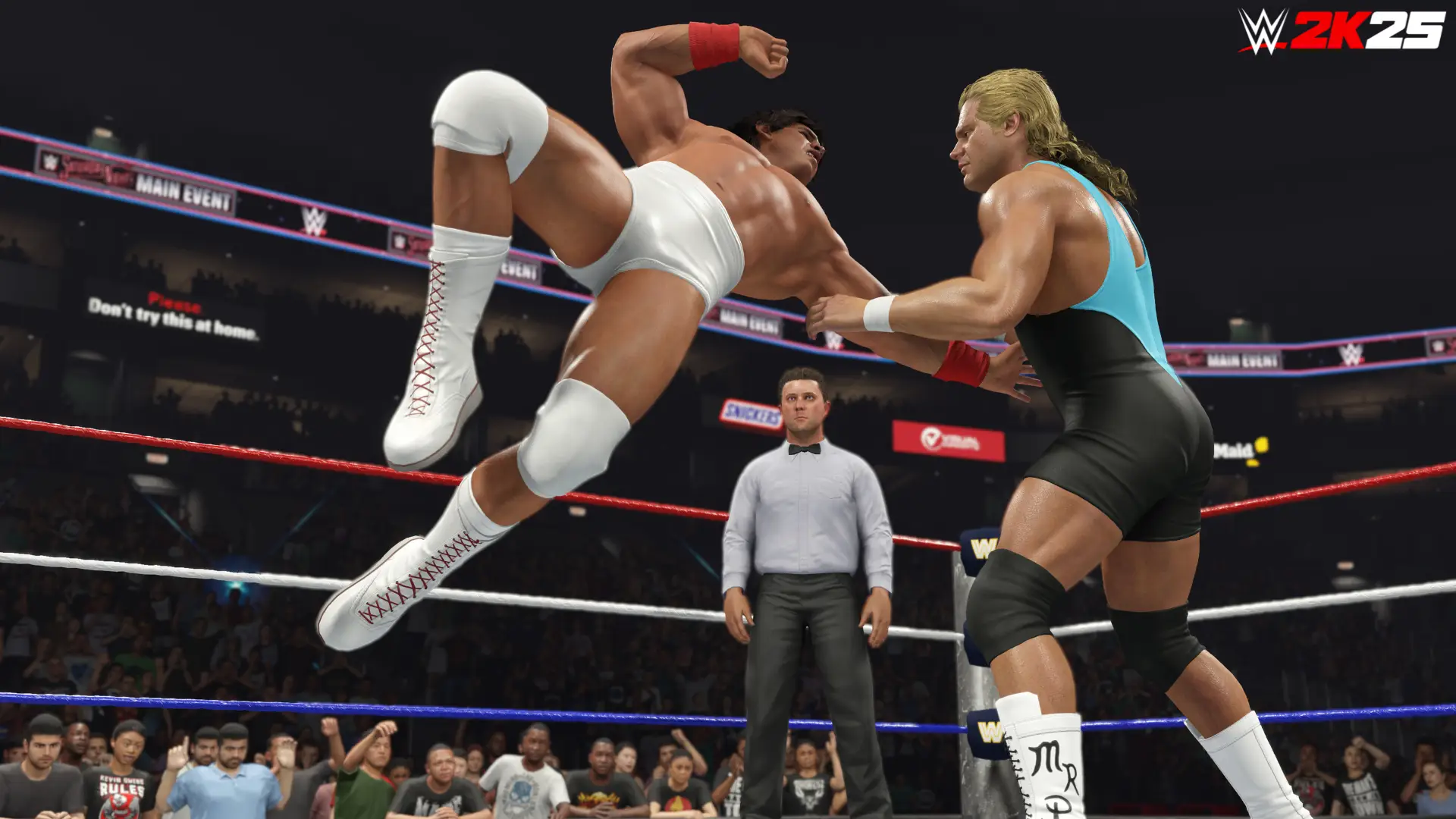 Tito Santana vs Mr Perfect in WWE 2K25, 2K