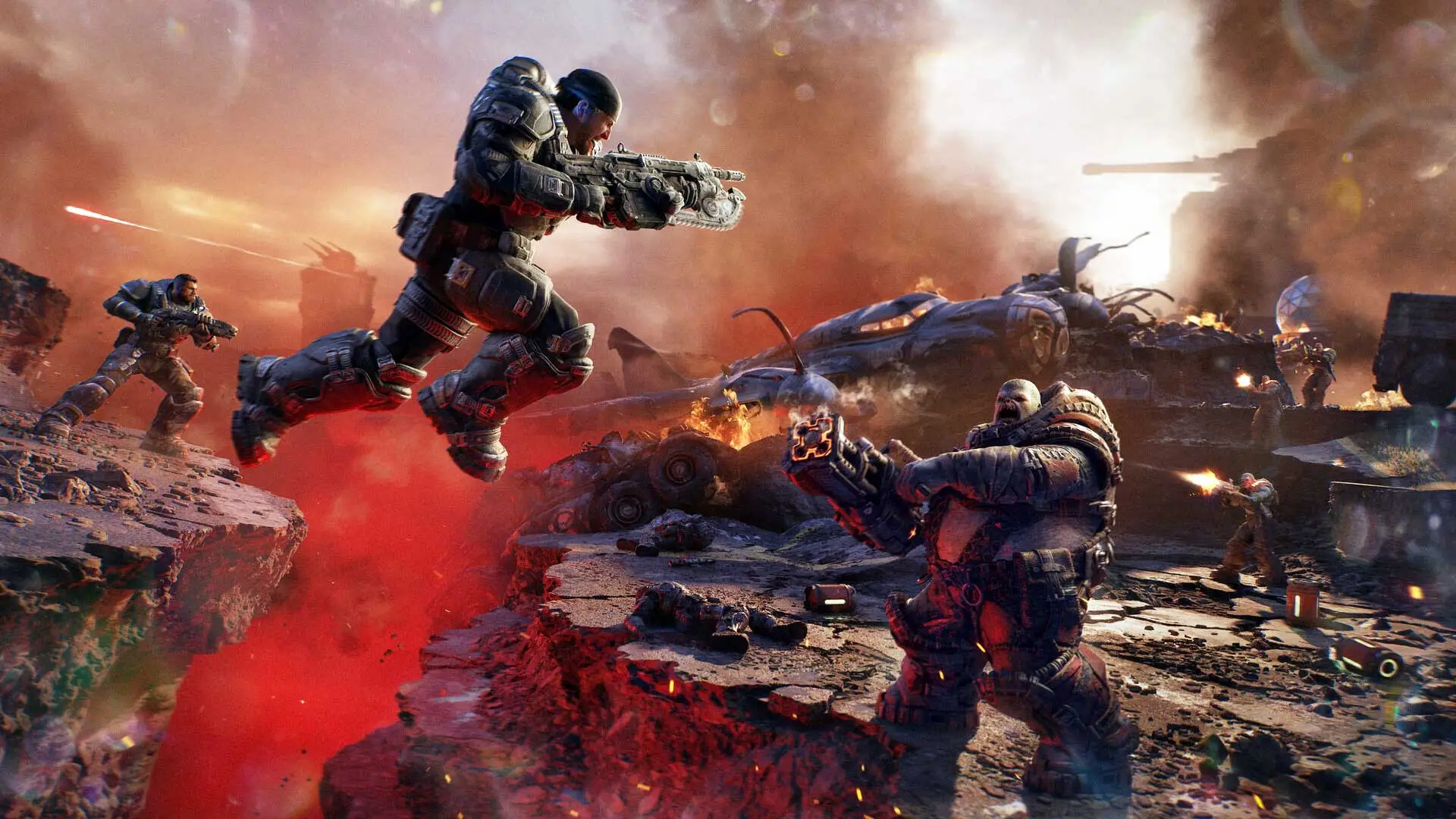 Screenshot of Gears of War: E-Day, Xbox Game Studios