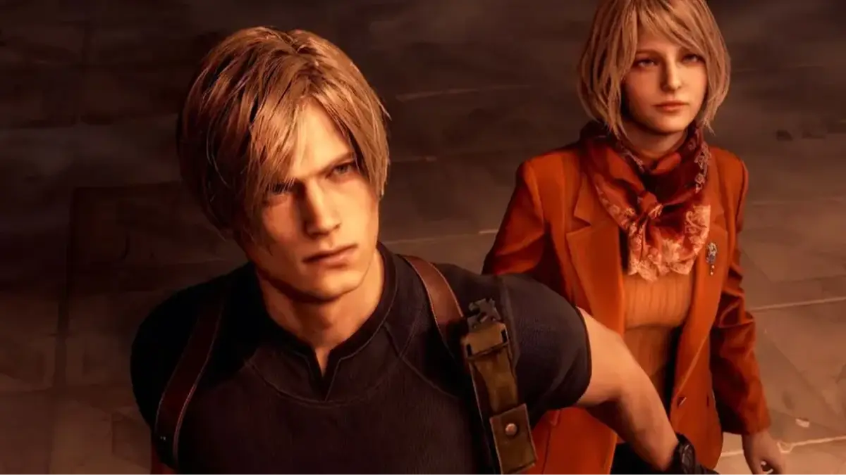 Leon and Ashley in Resident Evil 4 Remake, Capcom