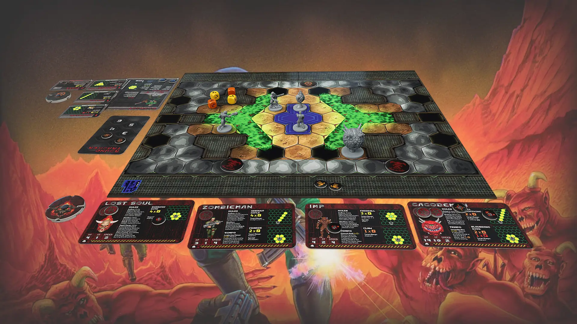 DOOM: Arena Board Games. Bethesda Softworks/Modiphius Entertainment