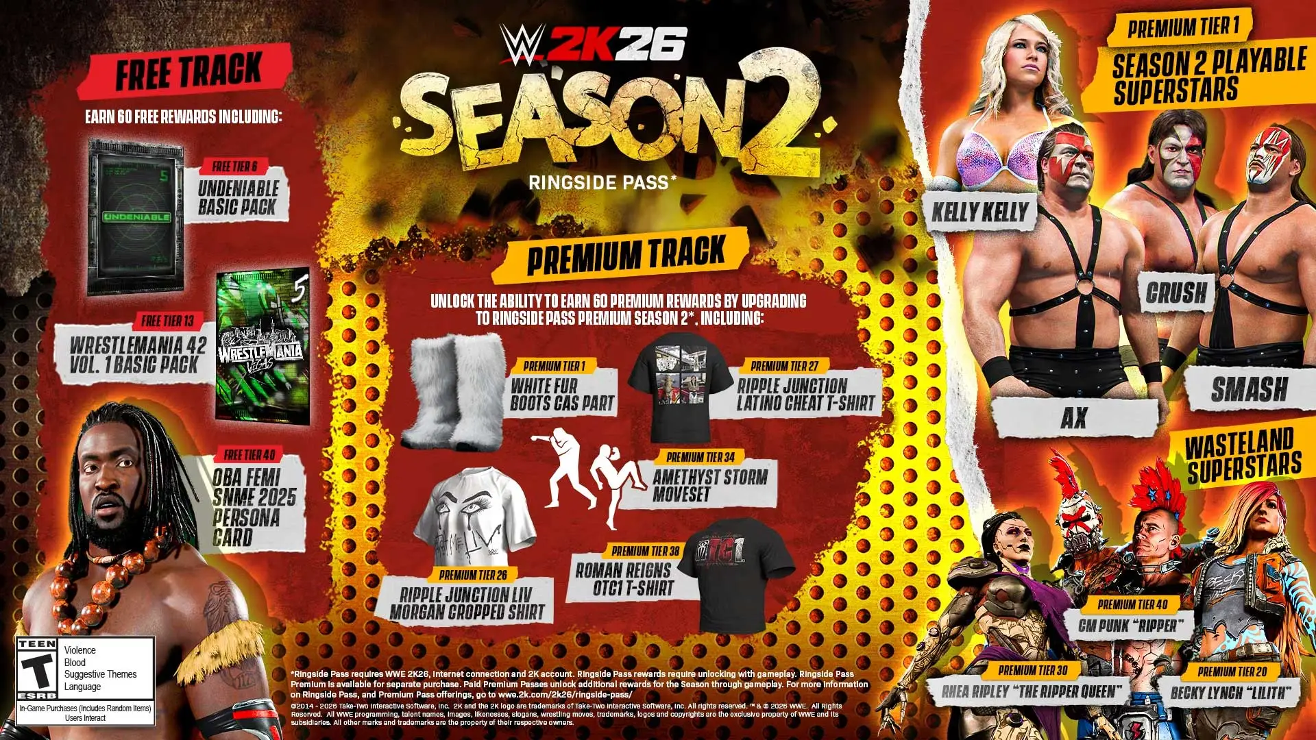 WWE 2K26 Ringside Pass 2, 2K