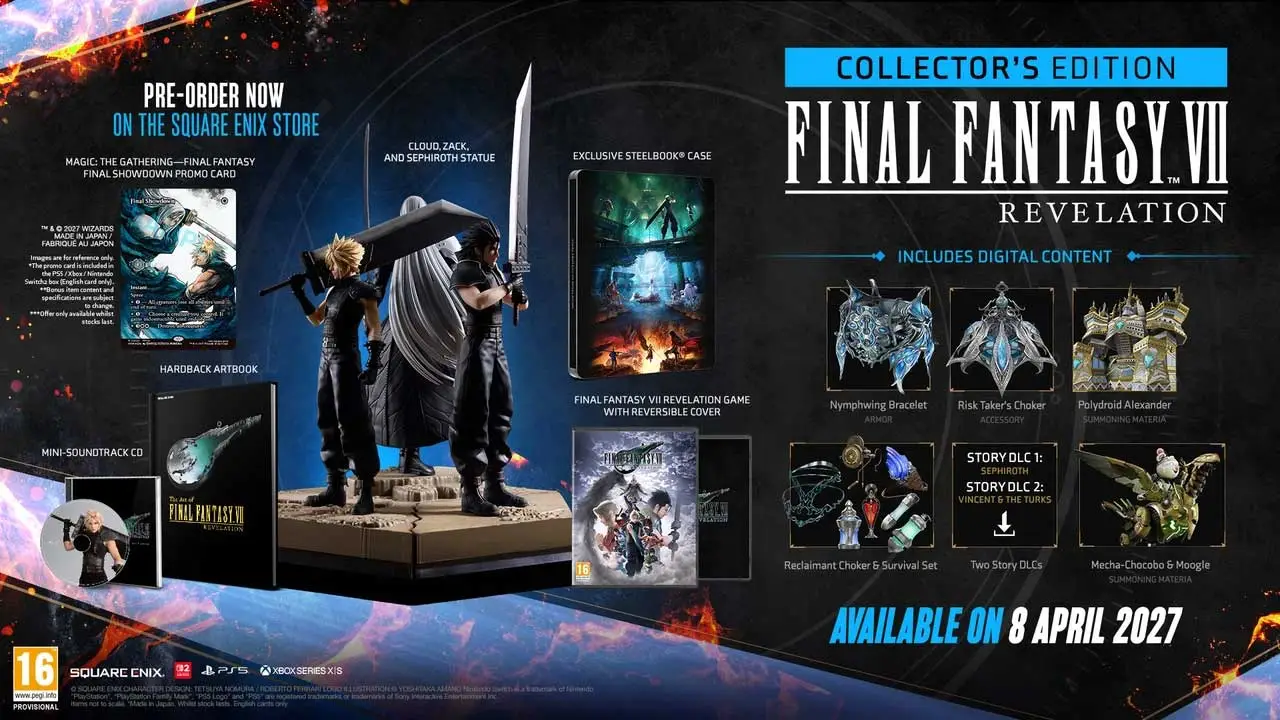Final Fantasy VII Revelations Collector's Edition, Square Enix
