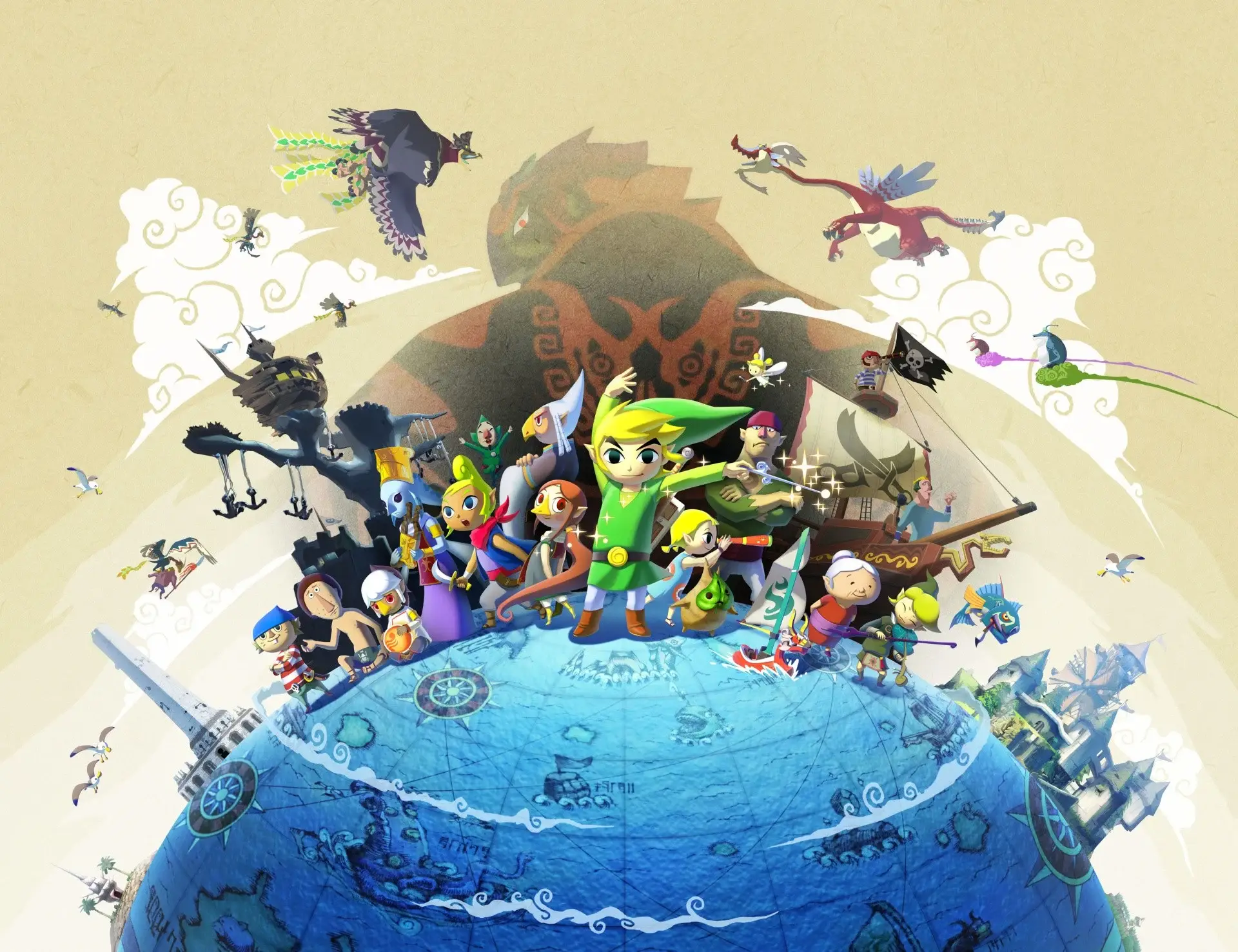 The Legend of Zelda: Wind Waker HD official Japanese box art, Nintendo
