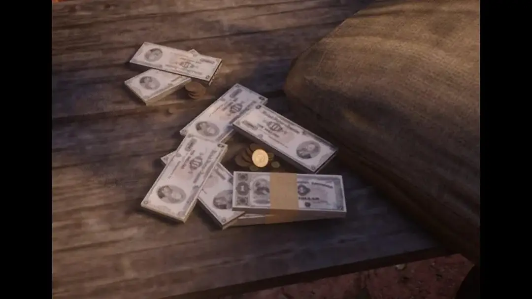 Money in Red Dead Redemption 2 (source: Reddit)