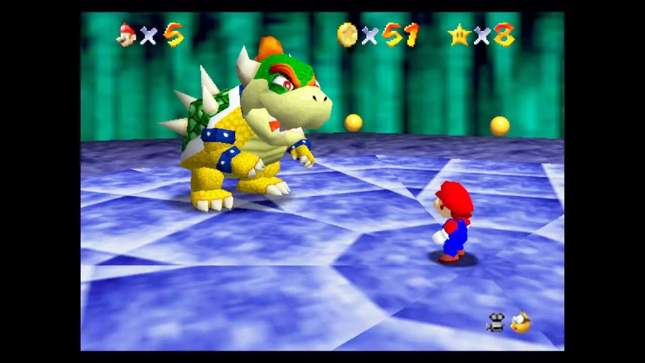 Screenshot of Super Mario 64, Nintendo