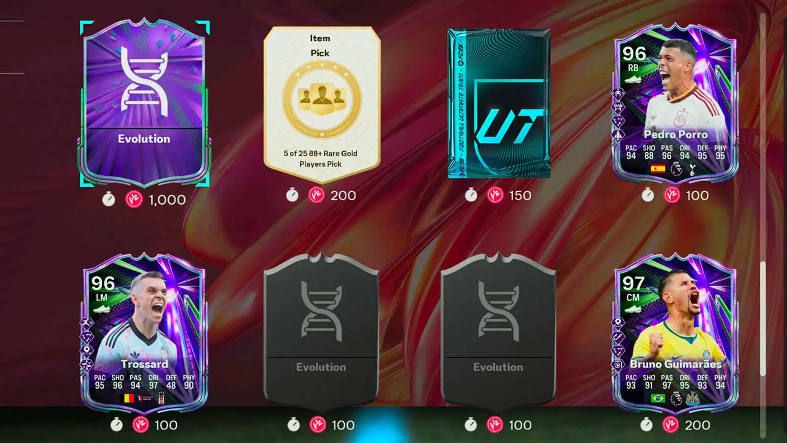 The FUTTIES Token Store in EA Sports FC 26,