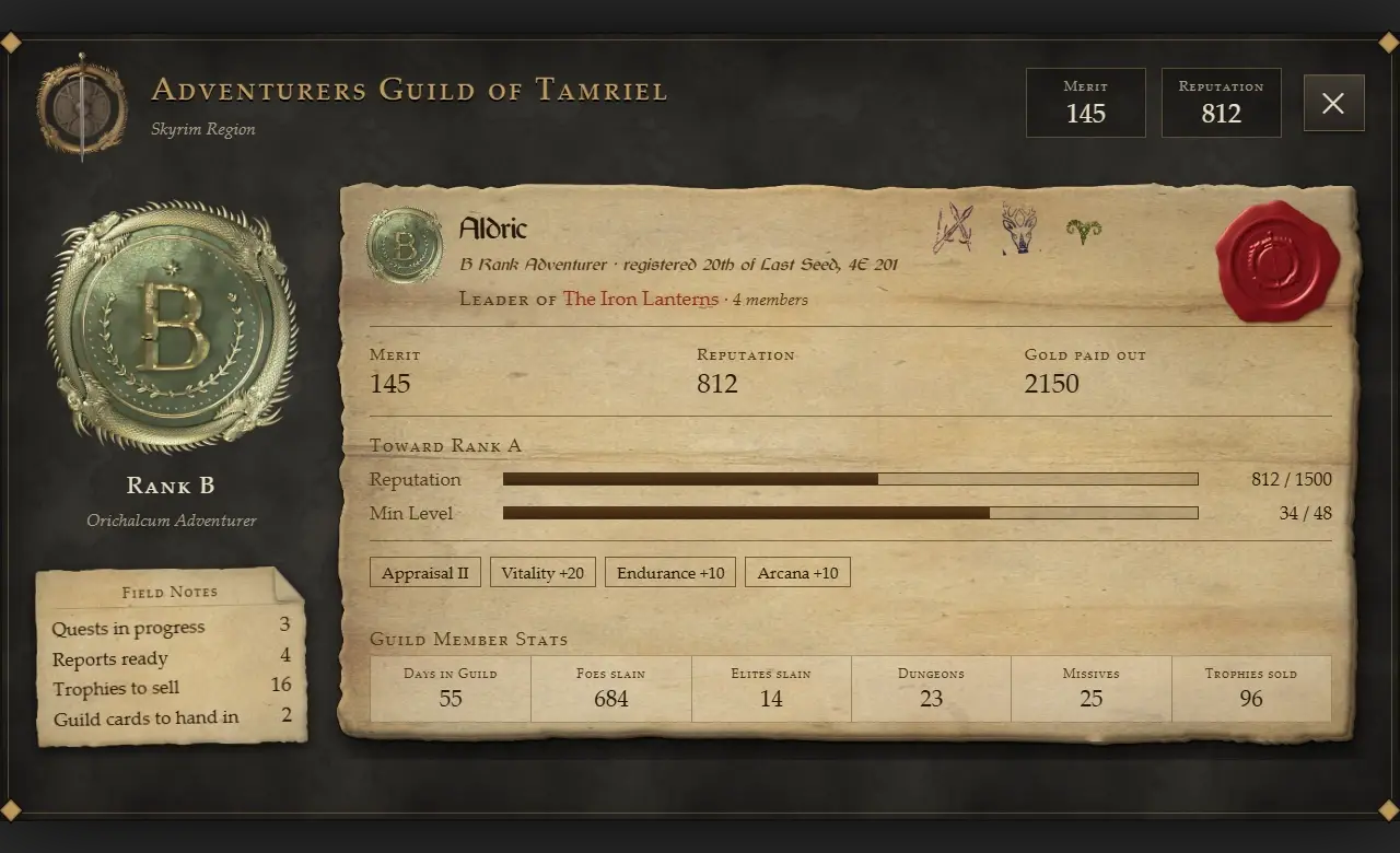 'Adventurers Guild' mod,