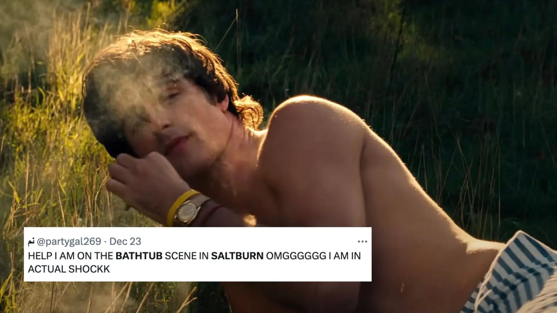The Funniest Tweets About ‘Saltburn’ (And Uhhh, That Bathtub Scene)