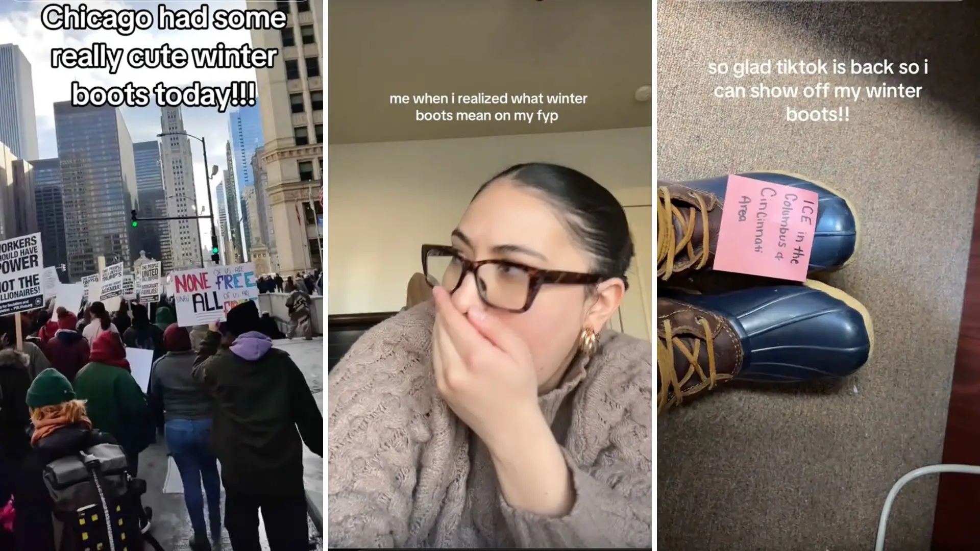 TikTok @kristinacotton/ @ cassypintox / @femaletwink