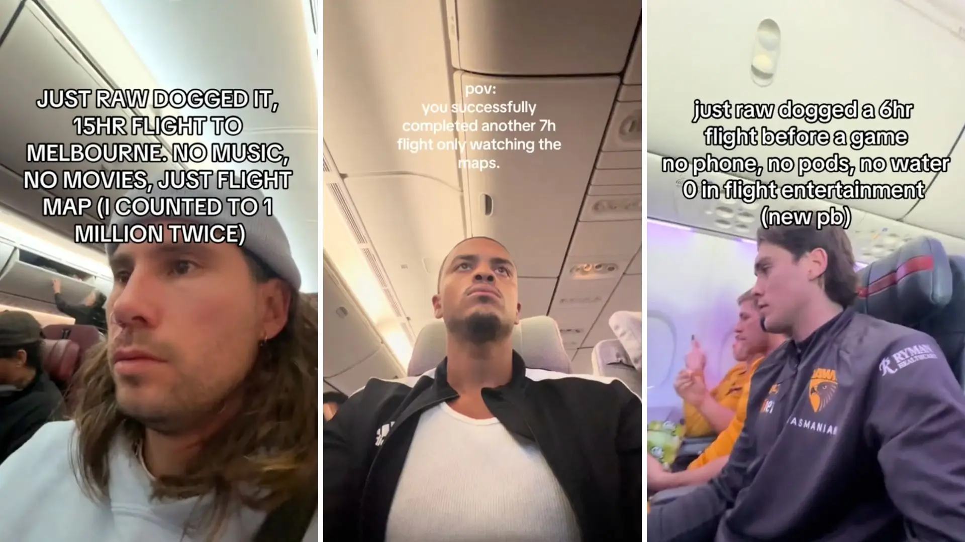 Men “Rawdogging” Flights Is the Ultimate Red Flag In A Travel Companion