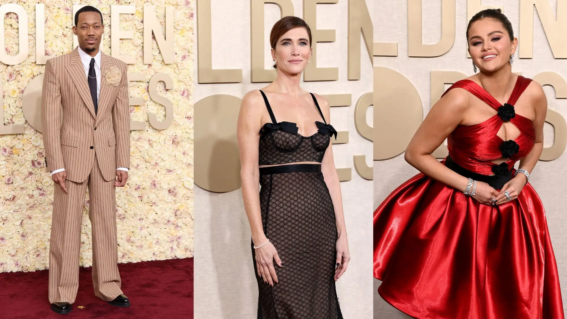 How To Wear The Biggest Trends From The Golden Globes Red Carpet