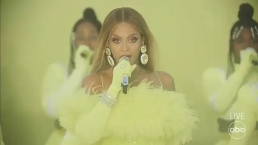 Beyoncé performed Be Alive at the Oscars. (