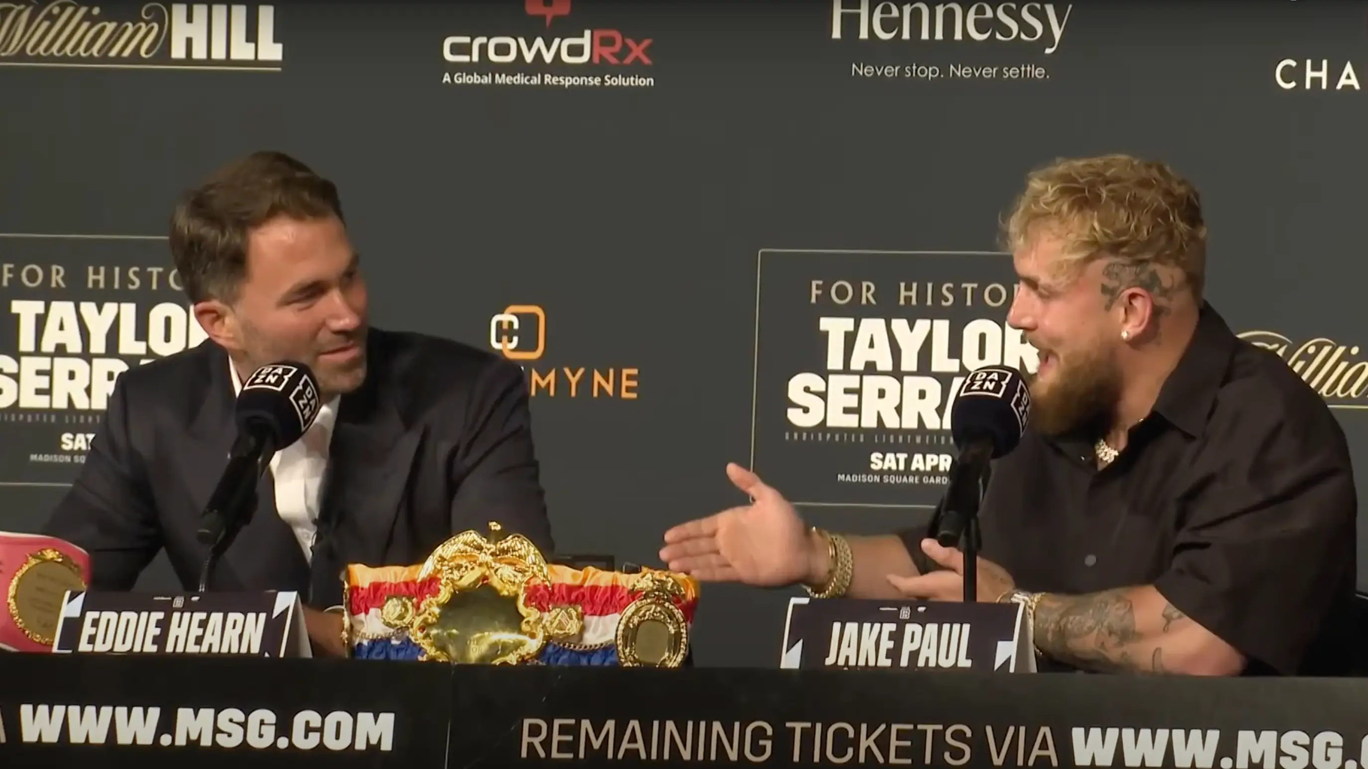 Jake Paul And Eddie Hearn Make $1 Million Bet On Katie Taylor Vs Amanda Serrano Fight