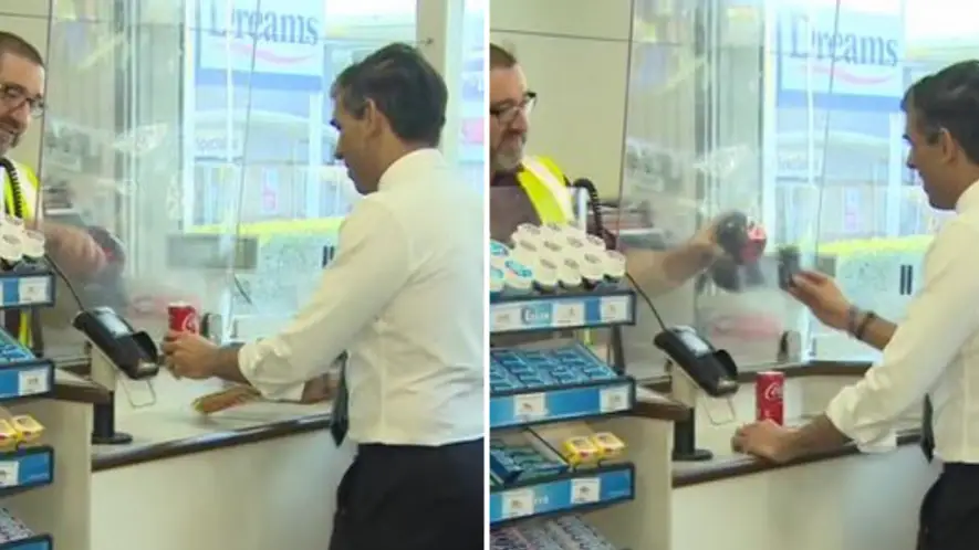 Rishi Sunak Struggles To Use Petrol Station Card Machine Amid Soaring Fuel Costs
