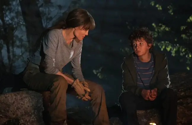 Angelina's character takes on a maternal role (