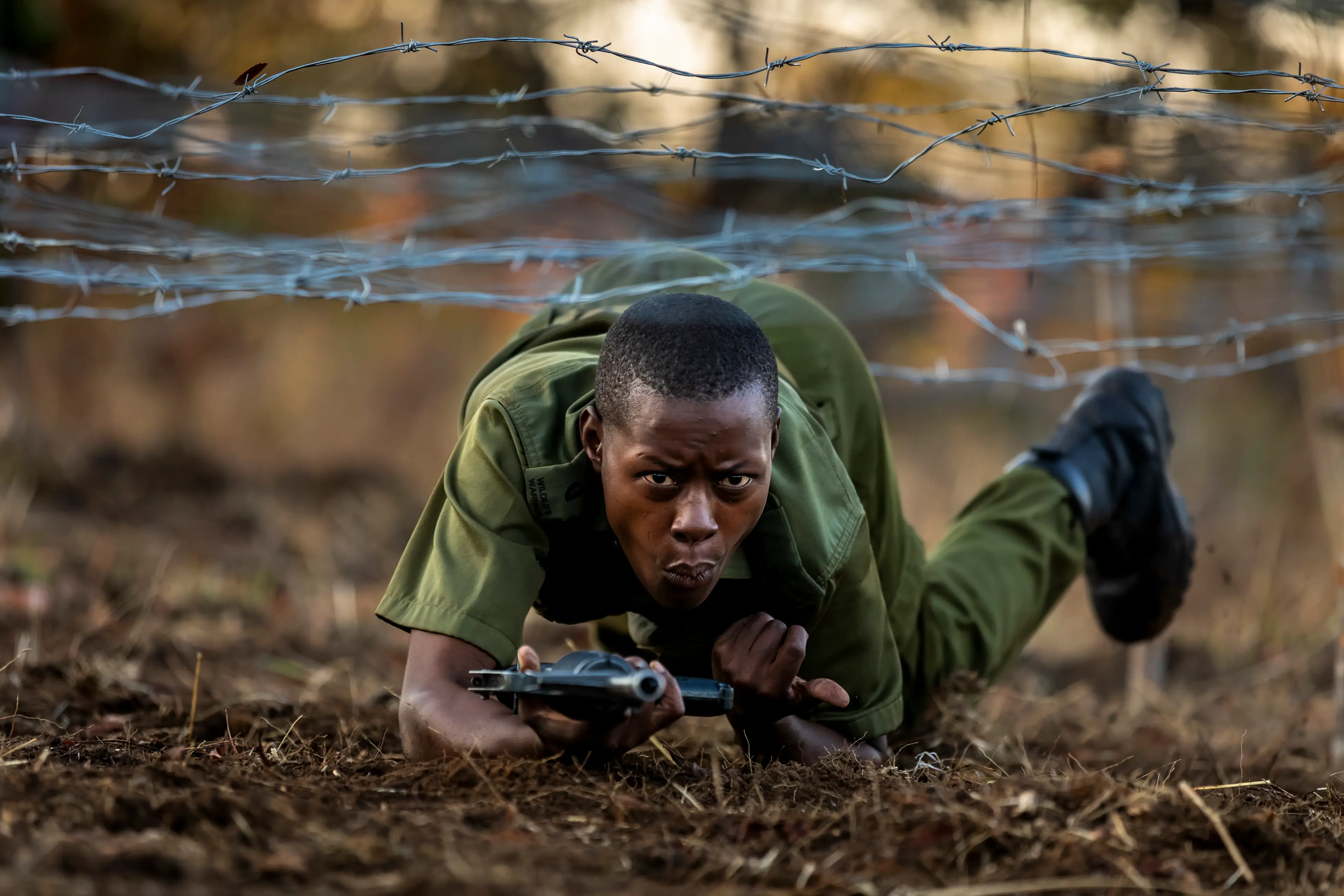 Nyaradzo was part of a team of 16 who protect wildlife in Zimbabwe.