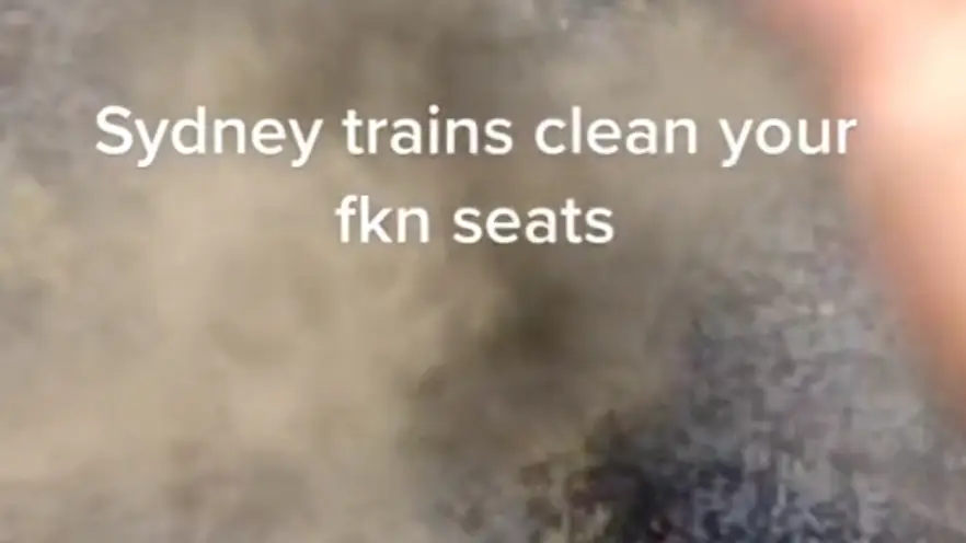 Horrifying Footage Shows Just How Filthy Sydney Trains Are 