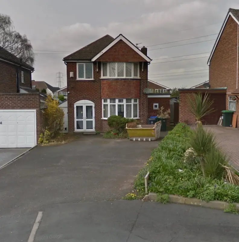 The home the couple wanted to view.