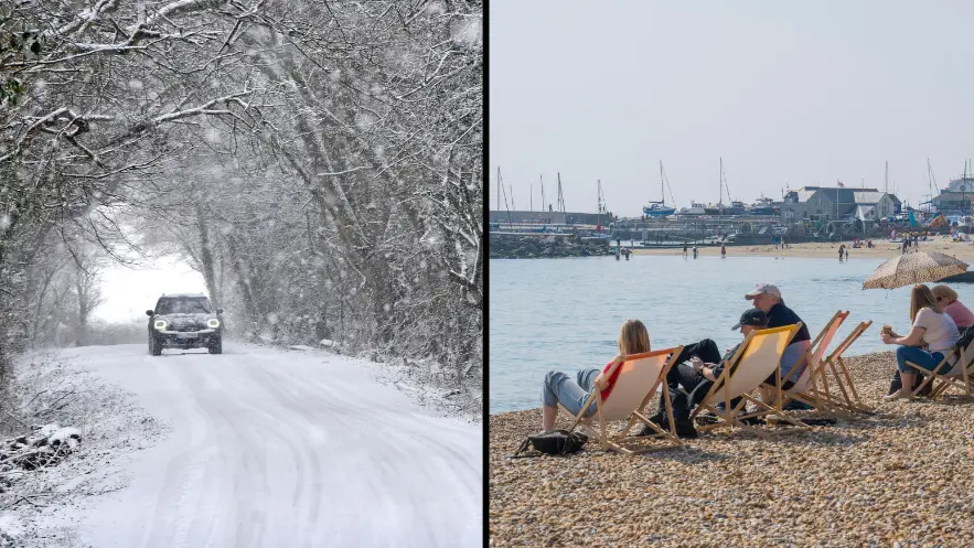 Parts Of The UK To Be Hit With Snow Next Week After Weekend Of Scorching Weather