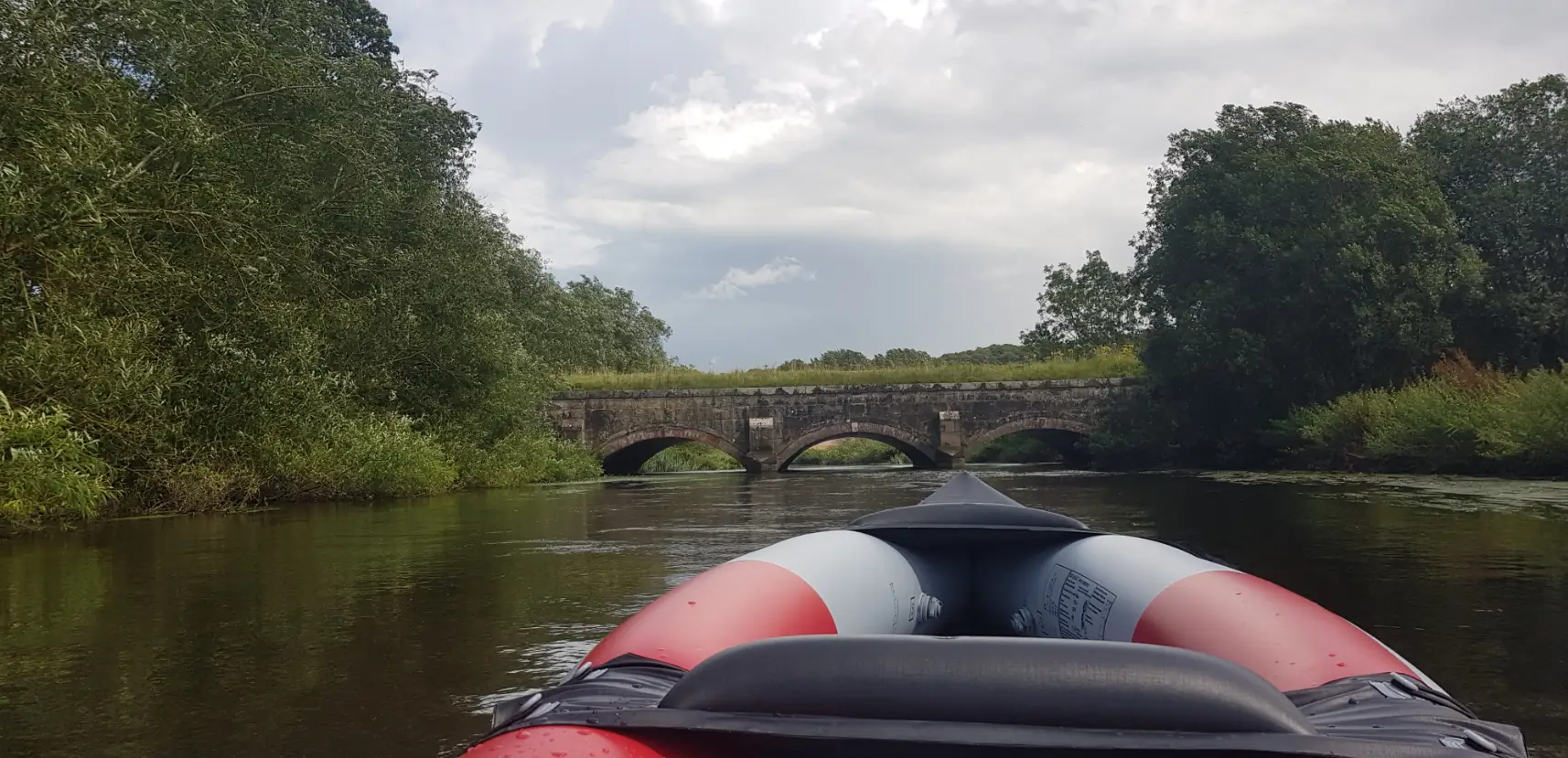 As it was a nice, hot day, Craig decided to took the kayak for a paddle.