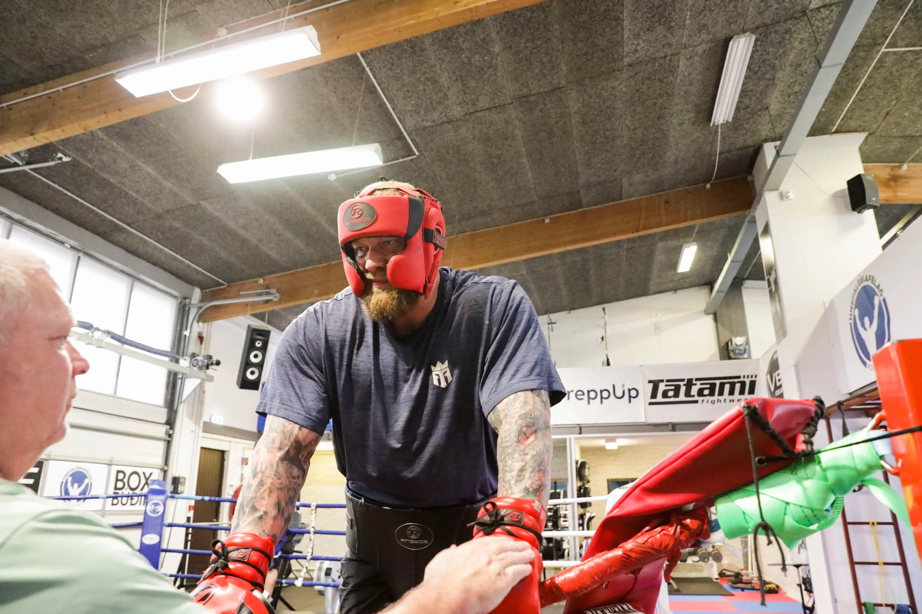 Thor has been training hard for his upcoming fight with Eddie Hall.