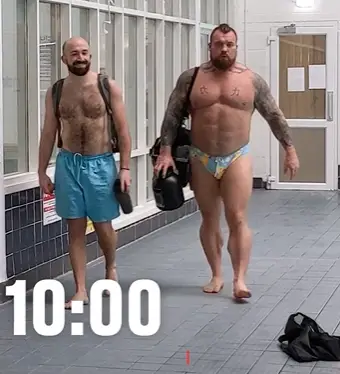 Heads turned as we approached the pool. Not something I can say I'm used to.