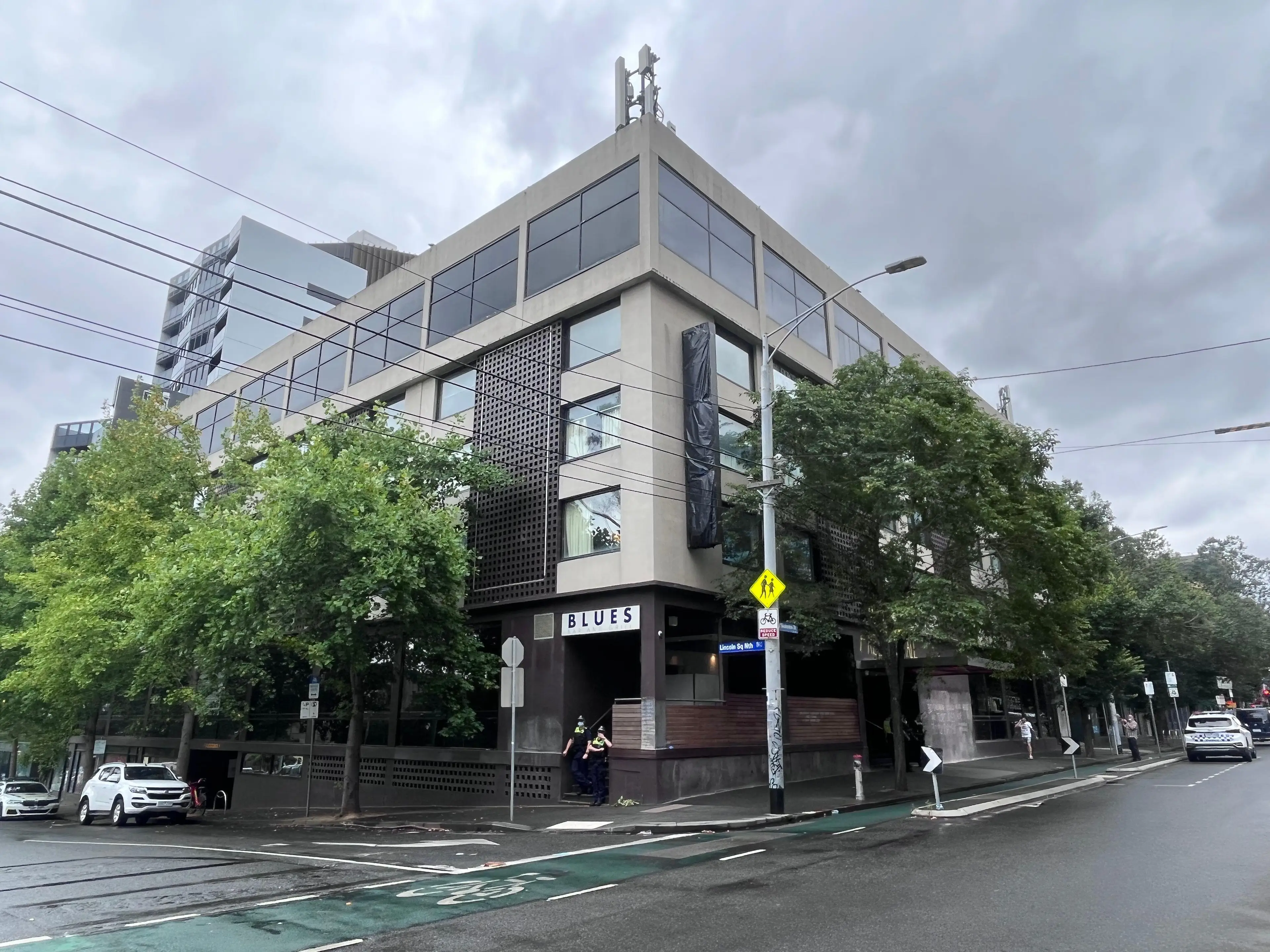 The Park Hotel, where Djokovic was detained.