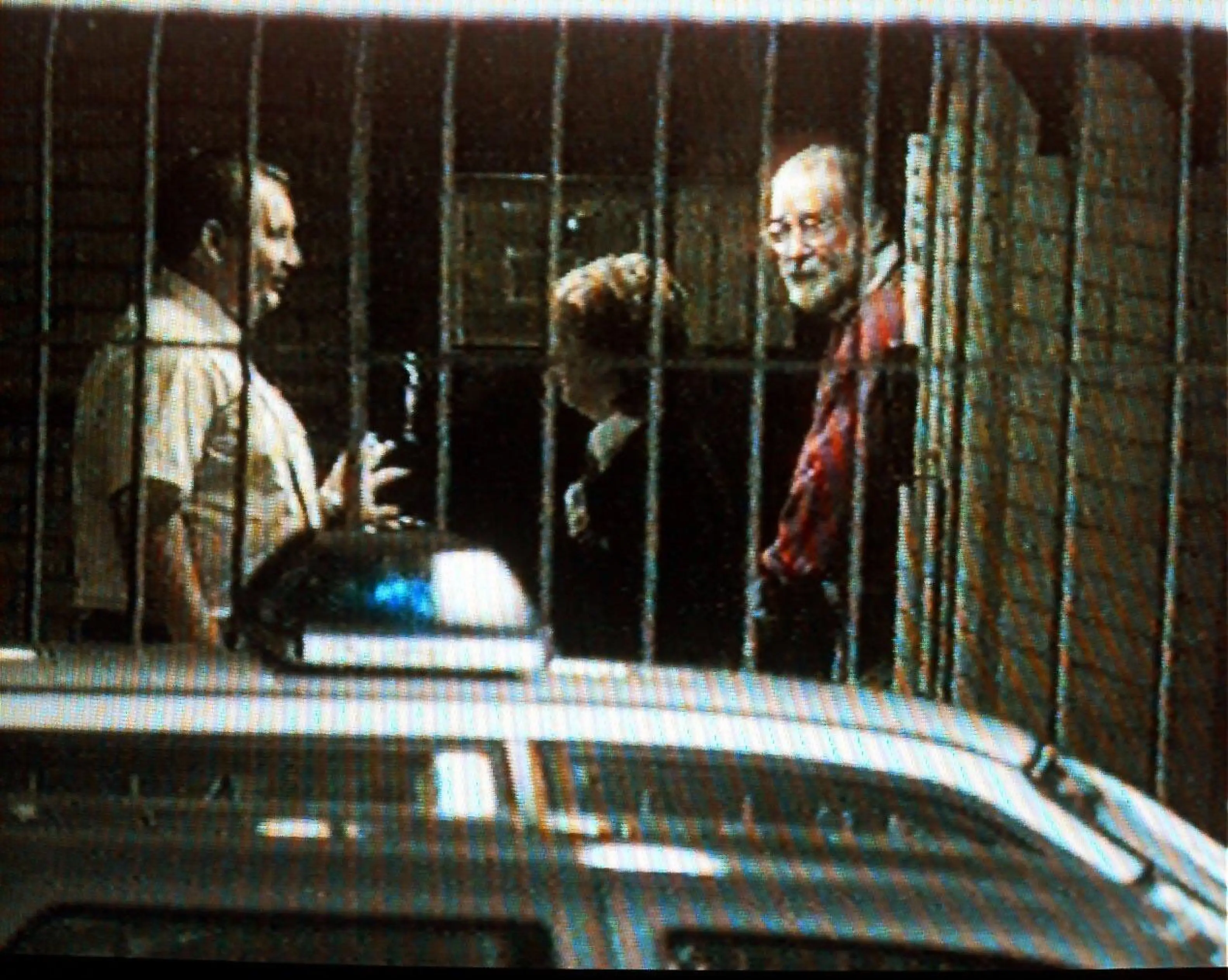 Dr Harold Shipman outside Stalybridge Police Station.