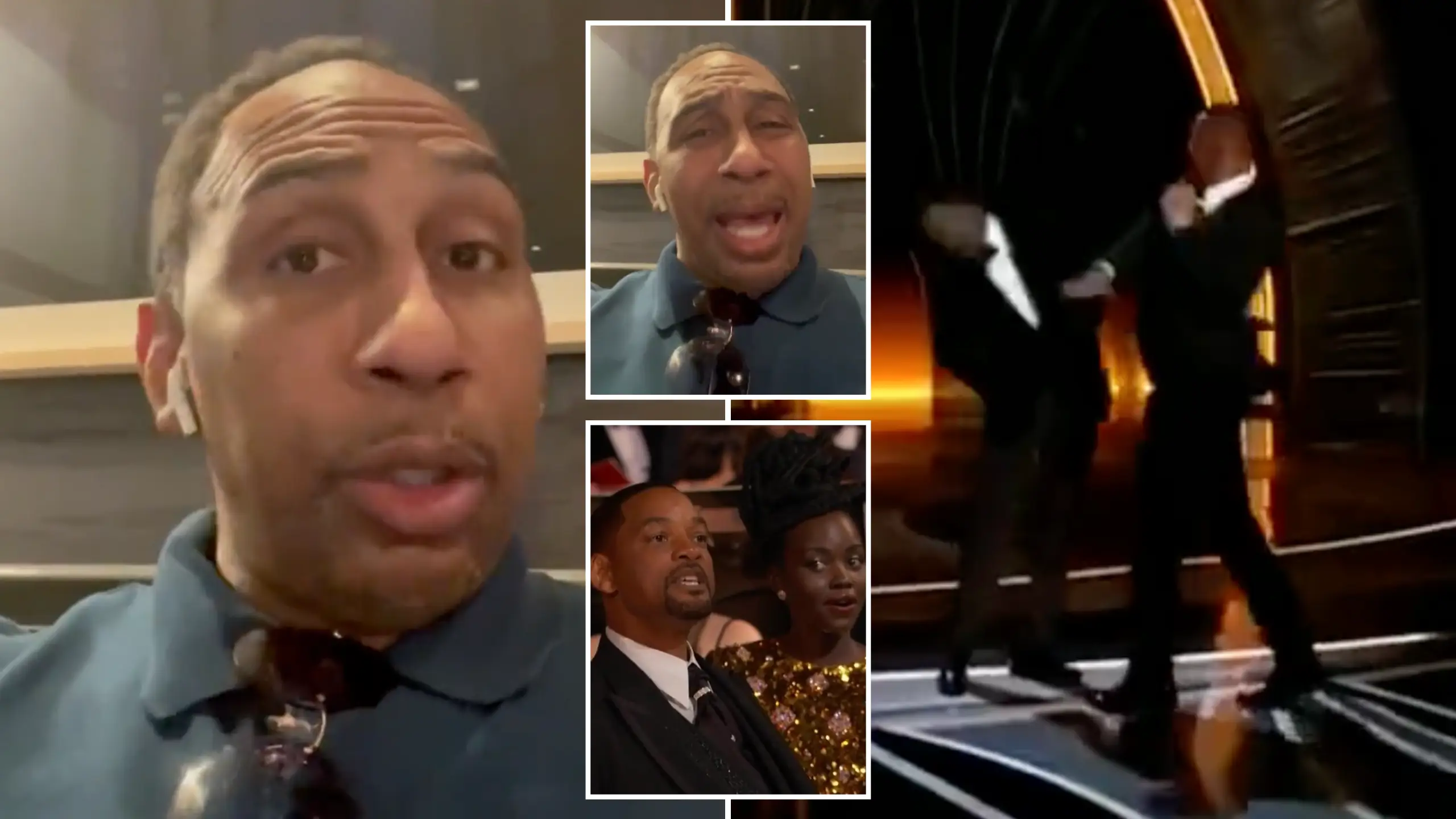 Stephen A. Smith/Twitter & The Oscars