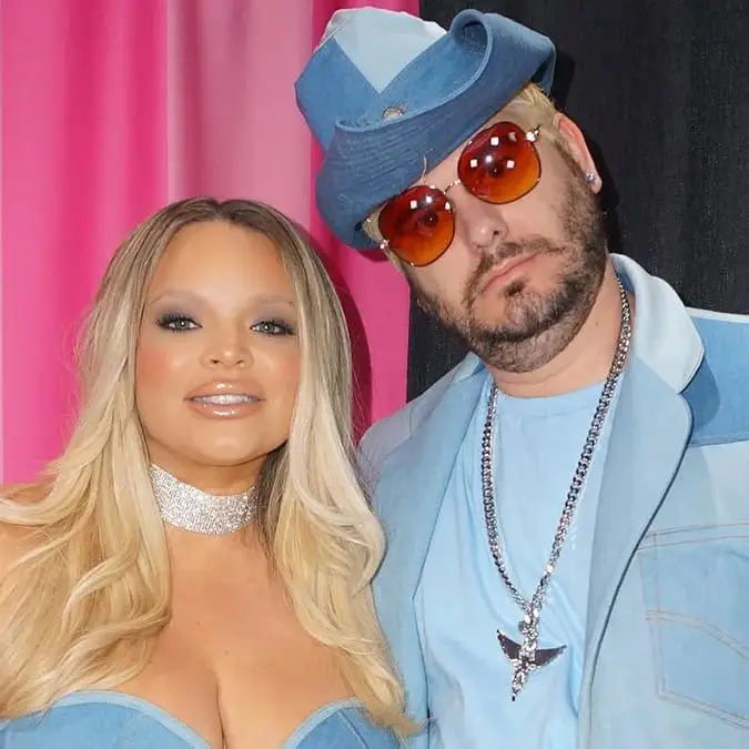 Trisha Paytas and Ethan Klein on Frenemies set (Instagram/@trishapaytas)