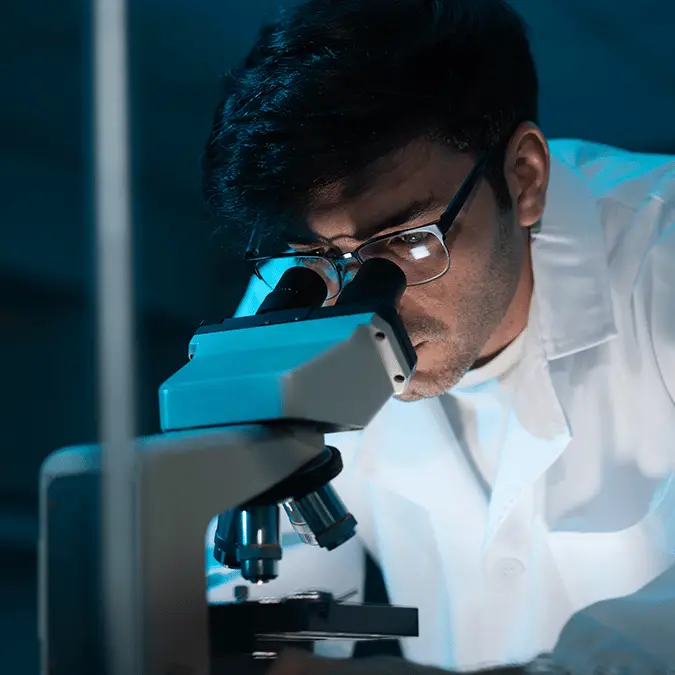 Person in lab (Credit: Twenty47studio)