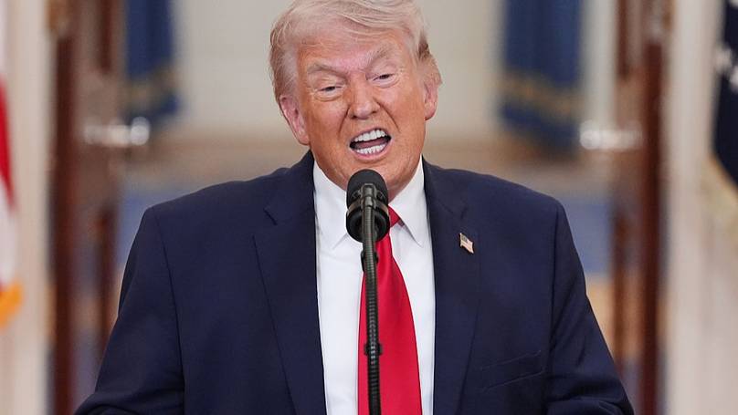 Donald Trump ripping into Keir Starmer with impersonation at private event leaks online